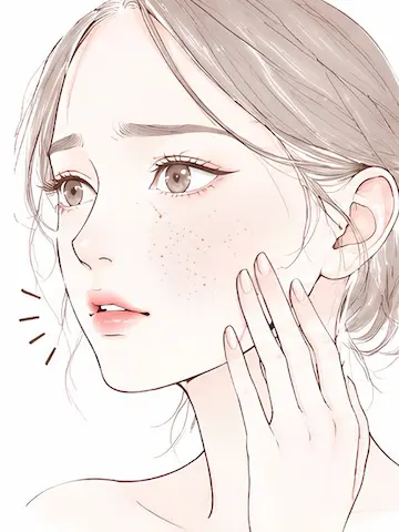 毛穴の開きが目立つ方