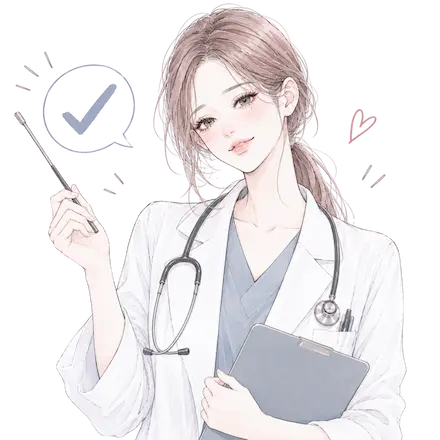 PRP豊胸のプラン診断イラスト